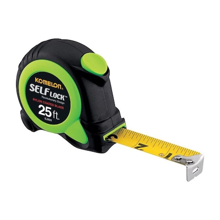 Komelon Komelon Self Lock 25 ft. L X 1 in. W Revolutionary Auto Lock Tape Measure 1 pk SL2825